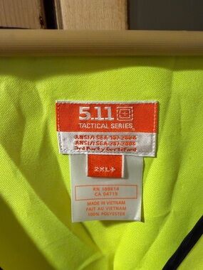5.11 Tactical High-Visibility Yellow Safety Jacket